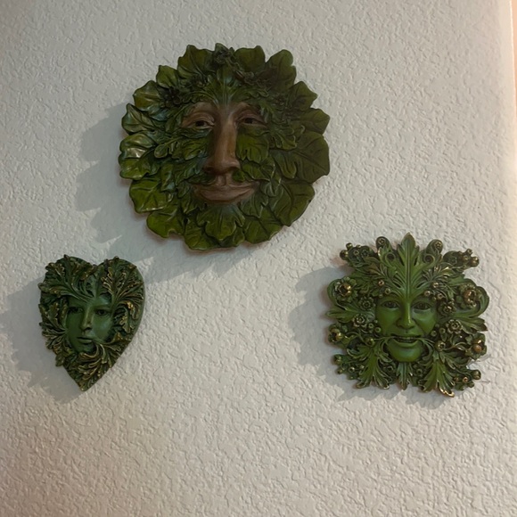 Greenman, Mistress, Primavera  art wall plaque - Picture 2 of 14